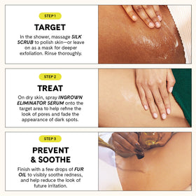 Fur Ingrown Eliminator rollerball detail applying targeted serum