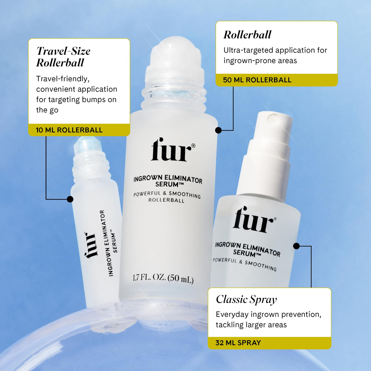 Fur label close-up revealing active AHA BHA ingredients and usage directions