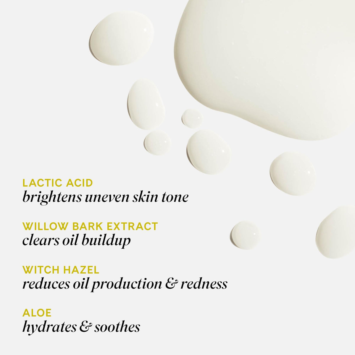 Fur label and ingredients panel visible, conveying active AHAs and BHAs information