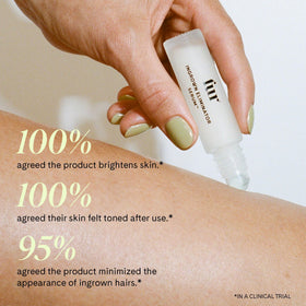 Fur rollerball beside travel toiletries showing portability and on-the-go treatment