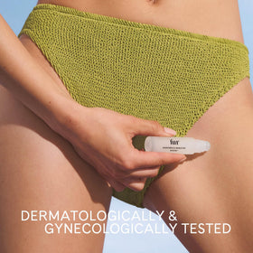 Fur texture of serum on skin demonstrating lightweight absorption and calming effect