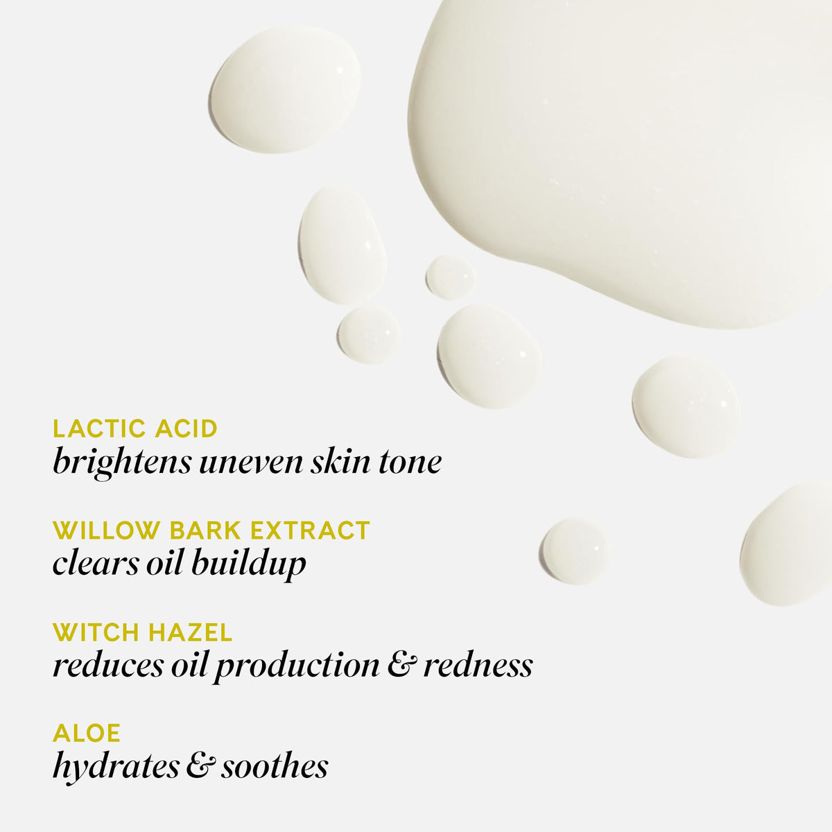 Fur serum texture droplet on skin highlighting smooth hydration and gentle exfoliation