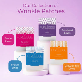 Furlesse opened pack displaying 30 individual patches for monthly consistency