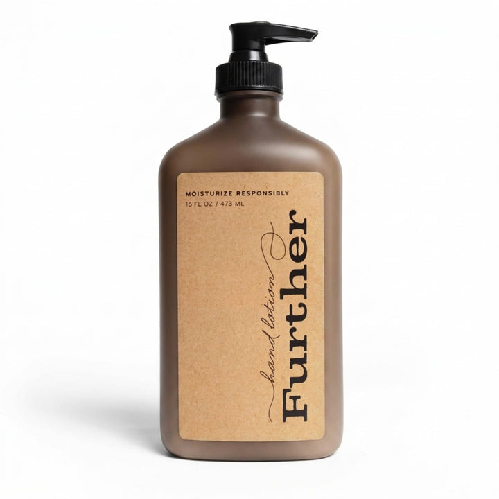 Further bottle front packaging showing label and sustainable messaging benefit