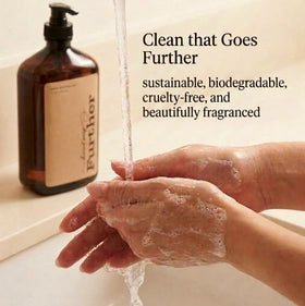 Further pump close-up showing smooth glycerin texture that preserves skin moisture