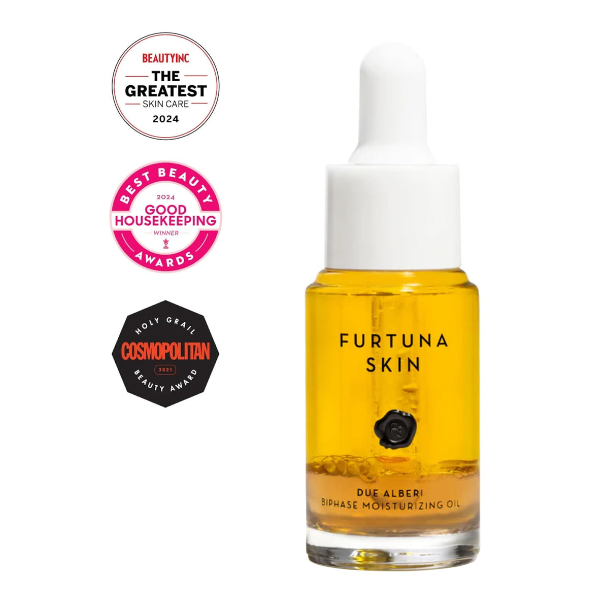 Furtuna Skin botanicals flatlay with calendula and grape for natural nourishment