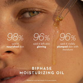 Furtuna Skin shaken bottle showing combined phases for immediate hydration