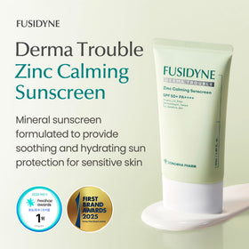 FUSIDYNE cream texture close-up highlighting lightweight finish and quick absorption