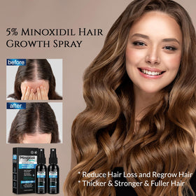 FUZYAT applied to scalp showing targeted application and convenience benefit