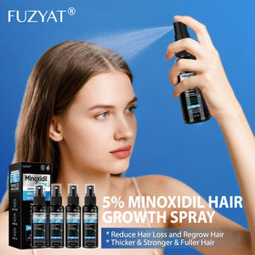 FUZYAT application on scalp demonstration for targeted thinning areas benefit