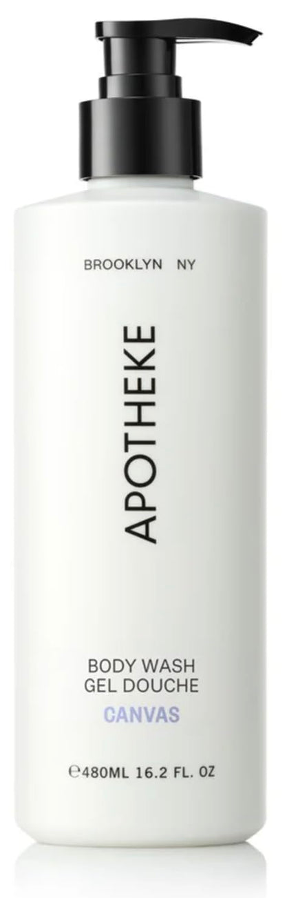 Fuzzion Apothekae front packaging showing bottle and label, communicates clean hydration
