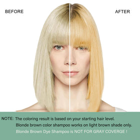 Fvquhvo applied on dry hair demonstrating easy at-home coloring