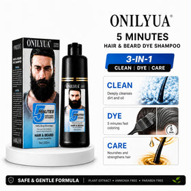 Fvquhvo before and after beard comparison showing natural gray coverage