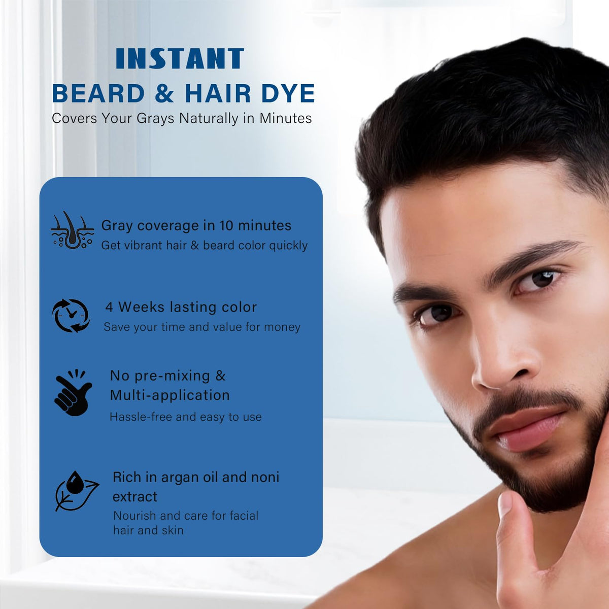 fvquhvo close-up beard lather showing even pigment and conditioning effect