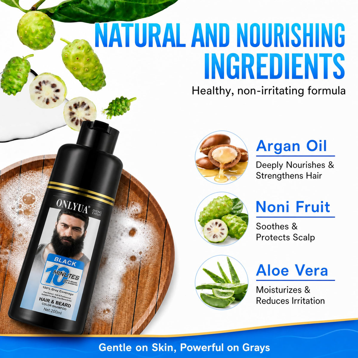 fvquhvo ingredient label highlighting botanicals and gentle formula benefit
