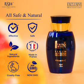 F&W serum applied on hand absorbing quickly to show lightweight benefit