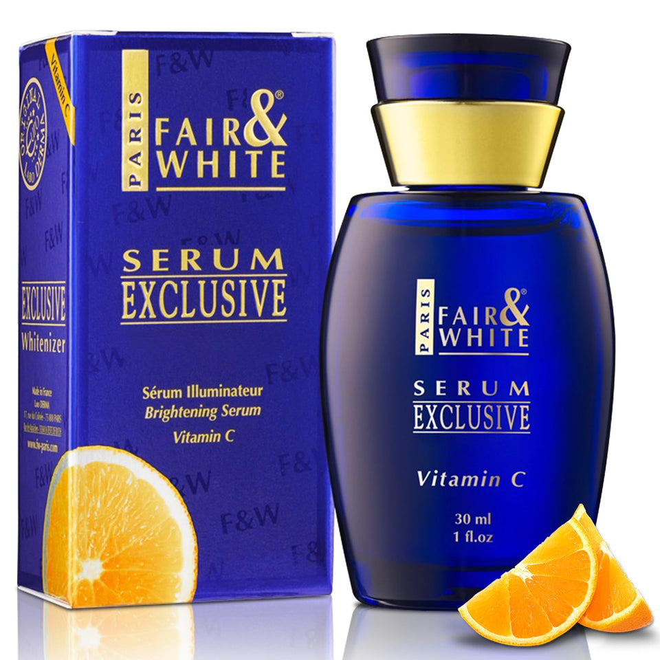F&W front packaging showing serum bottle and brand benefits