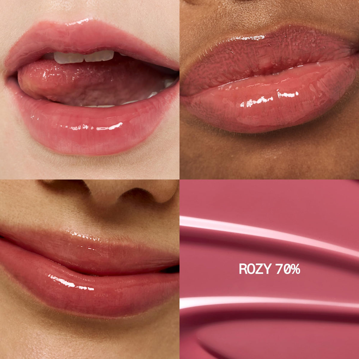 fwee wand applying gloss to lips for smooth, precise coverage