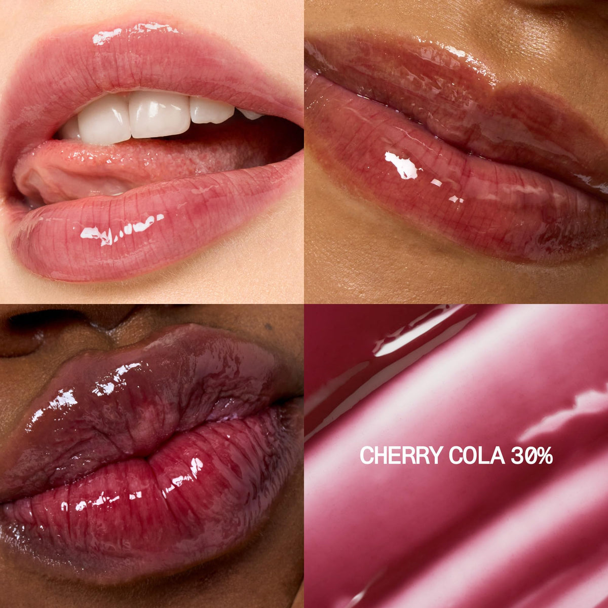 fwee applicator and gloss texture highlighting smooth non-sticky glide