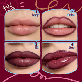 fwee size comparison next to standard lipstick for travel-friendly benefit