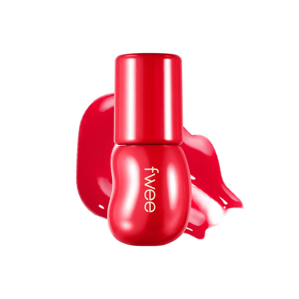 fwee front packaging showing glossy 5.3g tube and rich shade for instant shine