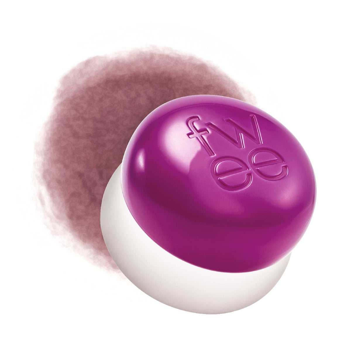 fwee front pot Slayyy smoky mauve showing compact packaging and vibrant color payoff