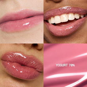 fwee gloss gel texture close-up showing glossy non-sticky finish
