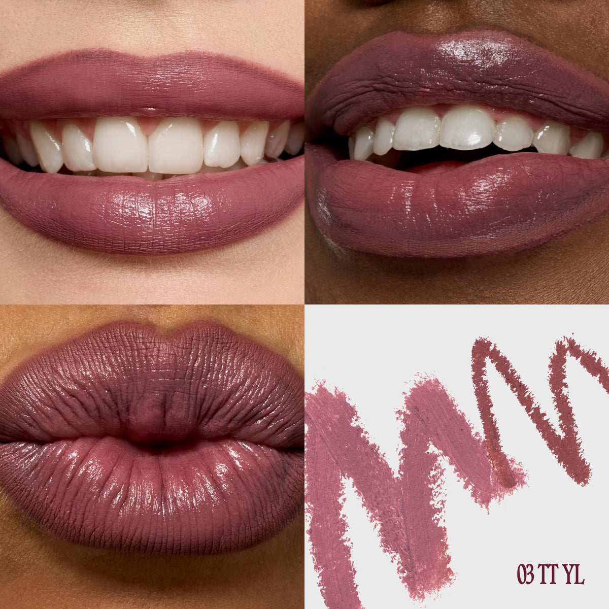 fwee satin end texture swipe demonstrating smooth glide and luminous finish