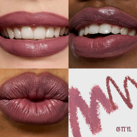 fwee satin end texture swipe demonstrating smooth glide and luminous finish