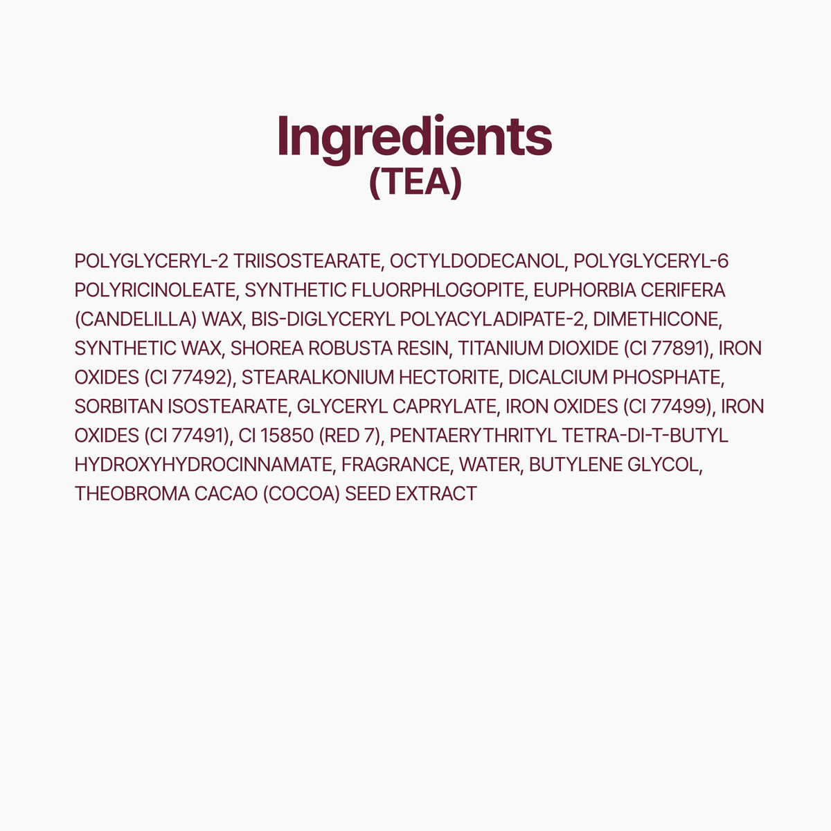 fwee label close-up showing product name and ingredient clarity