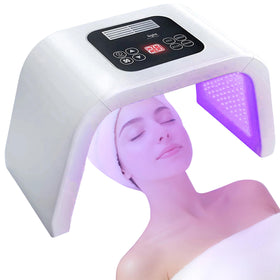 Fxtiaa LED mask front view showing full-face coverage and even light