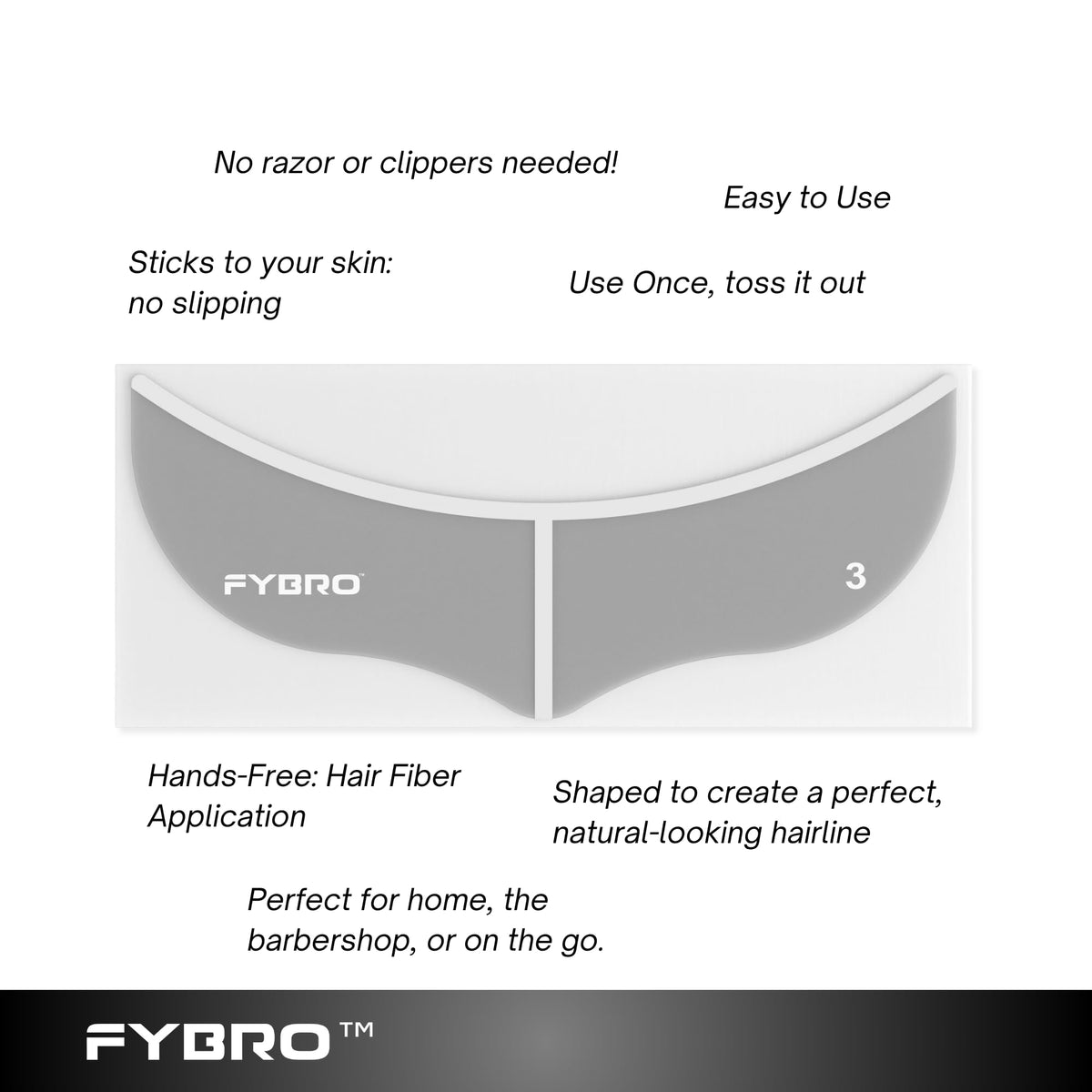 FyBro before and after hairline demonstrating defined edges and filled spots