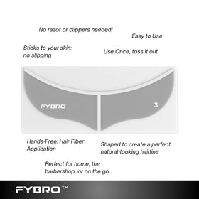 FyBro before and after hairline demonstrating defined edges and filled spots