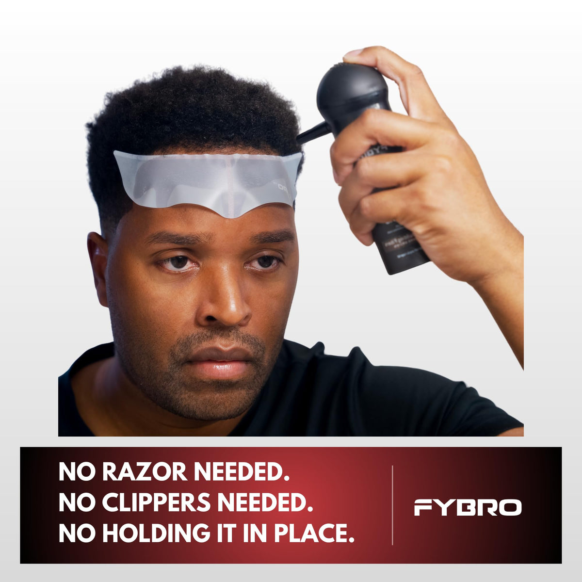FyBro adhesive edge closeup showing secure stick and precise placement