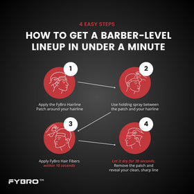 FyBro size scale with hand showing portable, travel-ready grooming benefit