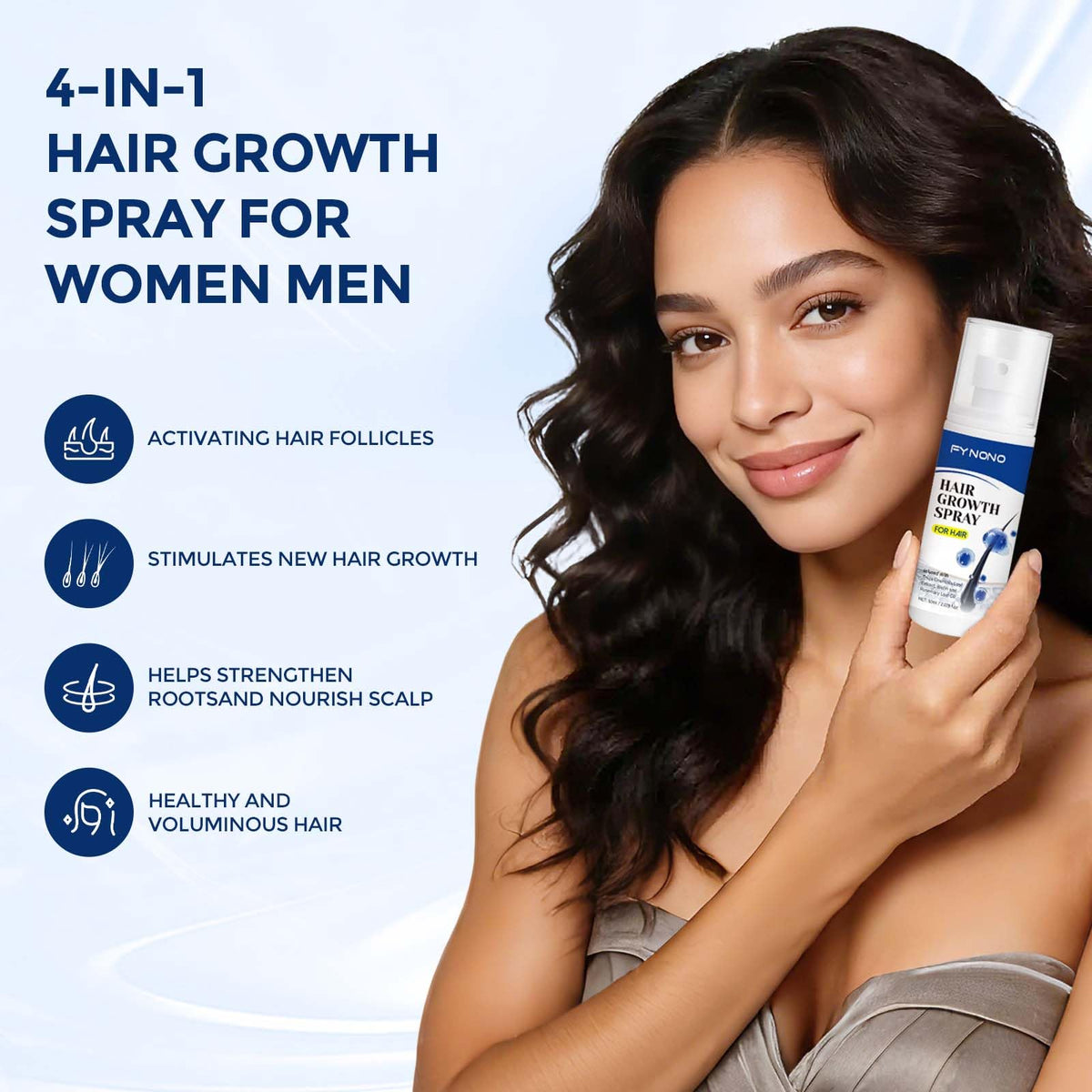 FYNONO close-up nozzle image highlighting precise spray delivery for targeted application