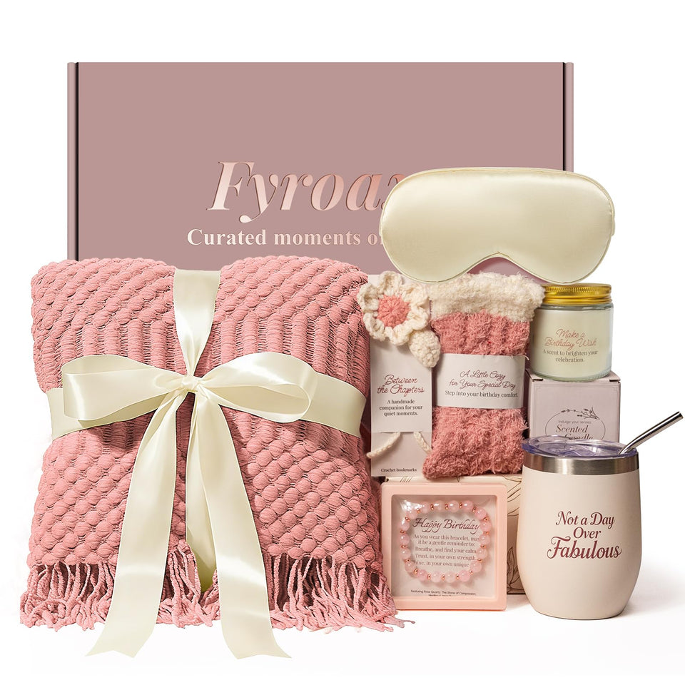 Fyroax front packaging showing gift-ready box and pink accents for easy giving