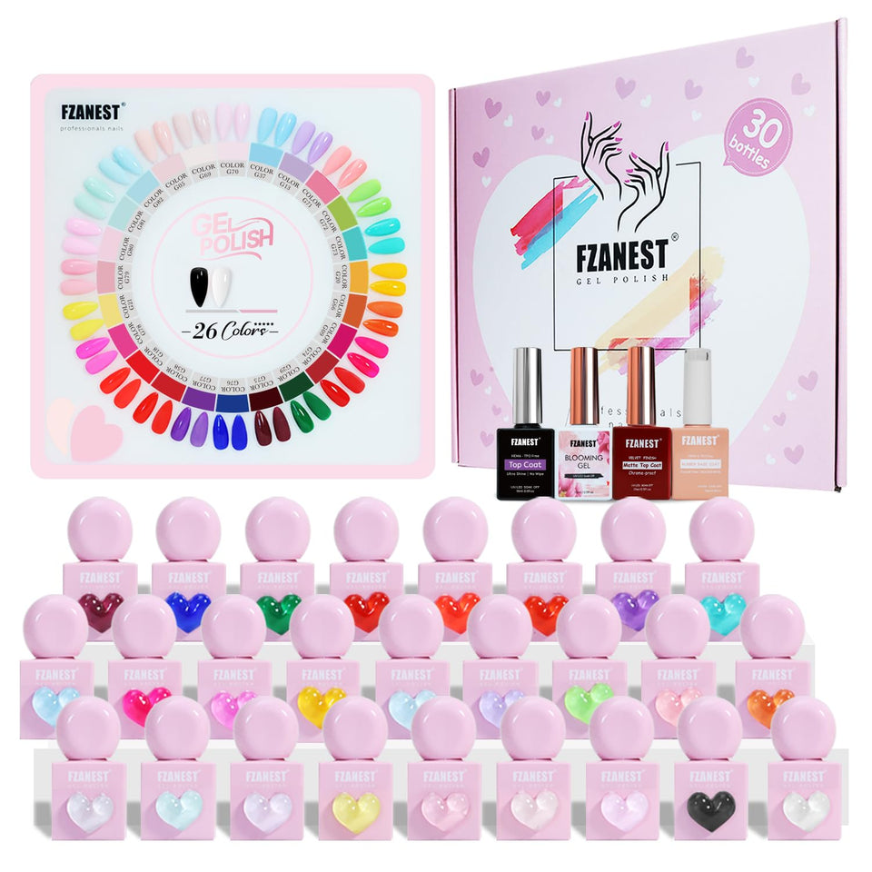 FZANEST front packaging showing full 30-piece kit and bright colors