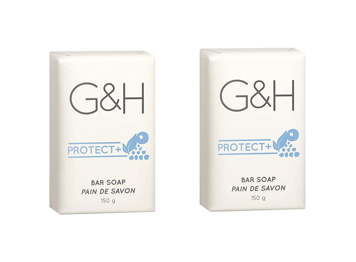 G&H bar soap front packaging showing clean scent and benefits