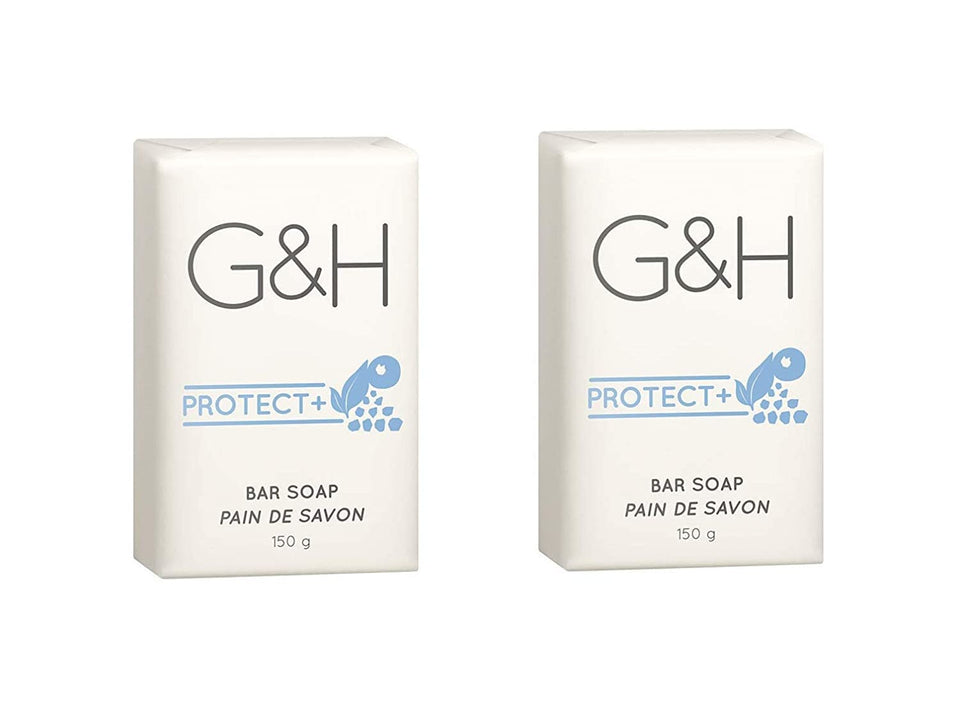 G&H bar soap front packaging showing clean scent and benefits