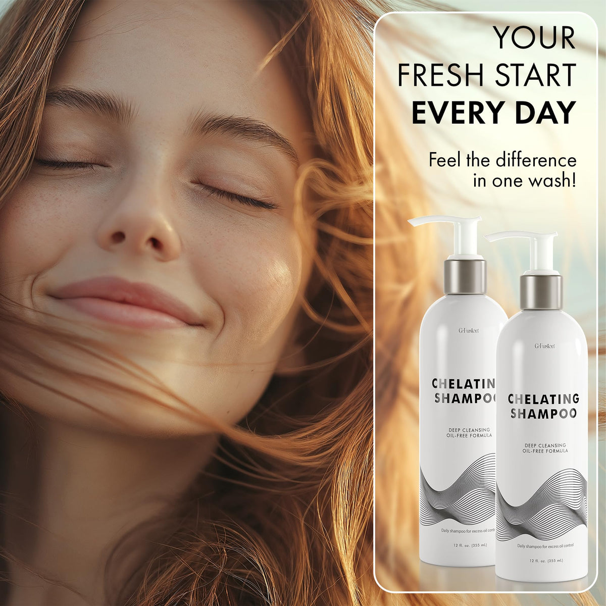 g-fusion texture pour shot showing smooth formula for gentle cleansing