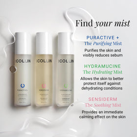 G.M. COLLIN being used on face delivering immediate dewy glow