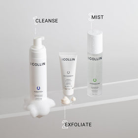 G.M. COLLIN bottle size compared to hand for travel-friendly benefit