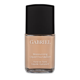 Gabriel Cosmetics front bottle view showing natural beige shade benefit even coverage