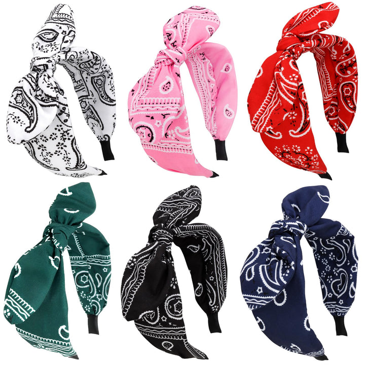 GAFATORY front packaging displaying six bandana headbands for easy gifting