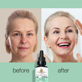 Gaia Body Care dropper releasing oil demonstrating precise application benefit