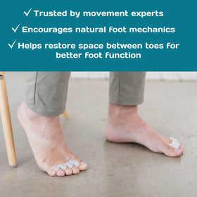 Gait Happens size chart and label showing Large sizing guidance