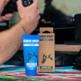 Gamer Grip on desk in streaming setup showing gamer-focused lifestyle benefit