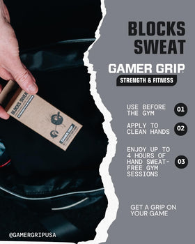 Gamer Grip used on barbells to improve lift control and reduce slips