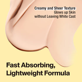GANGNAM GLOW ingredient layout highlighting moringa oil and panthenol benefits